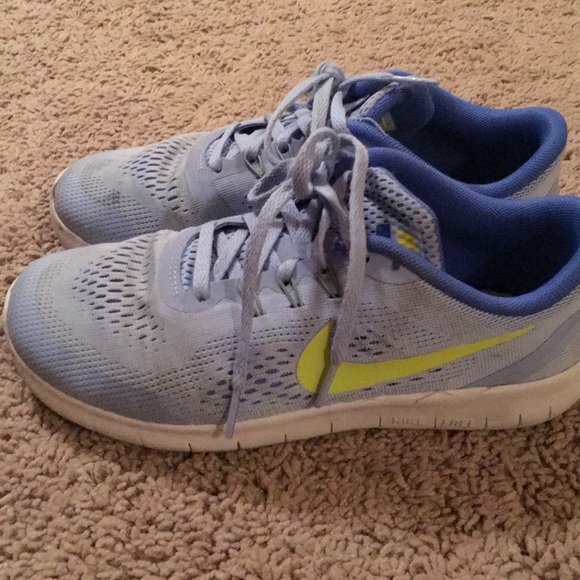 Nike Shoes - Blue Nike Frees 4.5Y / 6W
